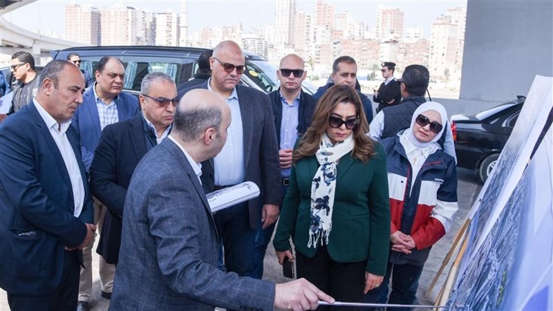 وزيرة التنمية المحليةومحافظ