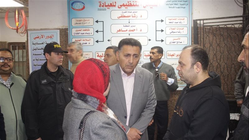 محافظ القليوبية خلال