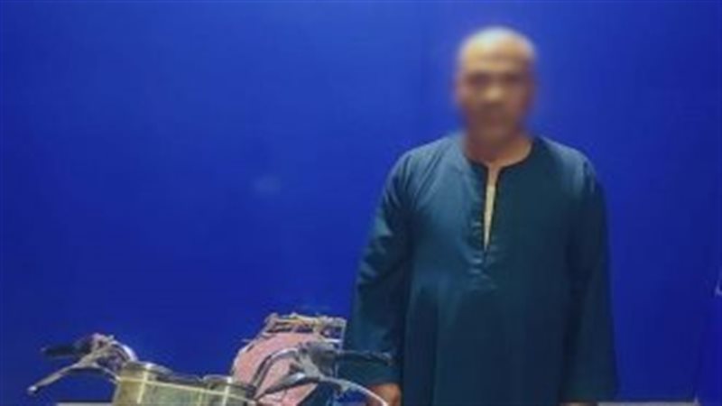  ضبط قائد دراجة نارية