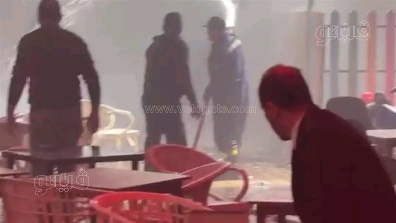 حريق مول شهير 
