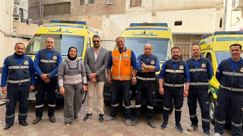 جهود رجال إسعاف الدقهلية،