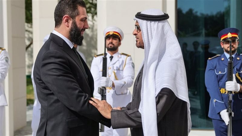 بن زايد والشرع، فيتو