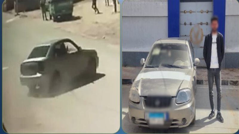 ضبط سائق بأداء حركات