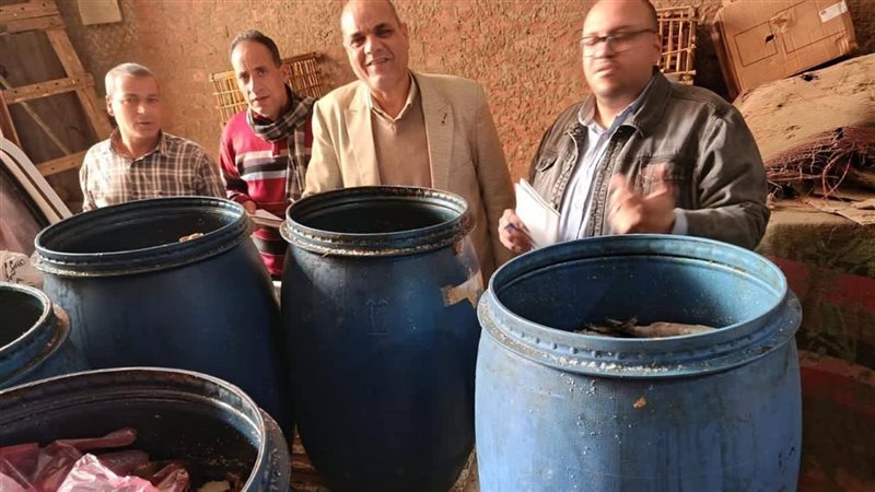 إعدام ربع طن أغذية
