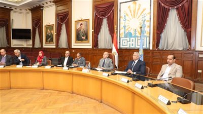 محافظ القاهرة يناقش تطوير منطقة حلوان