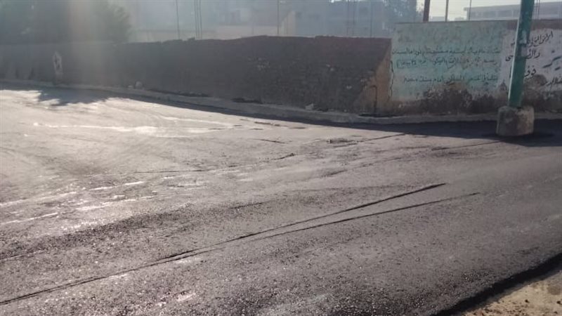 رصف الطرق في الجيزة