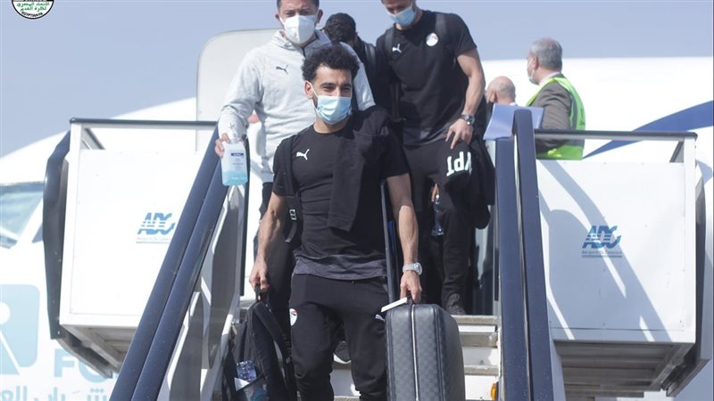 بعثة منتخب مصر تصل