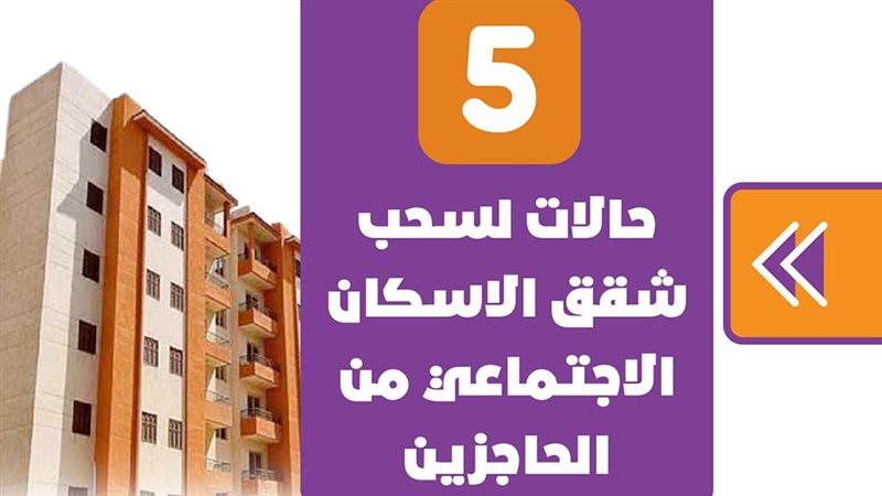 حالات سحب شقق الاسكان