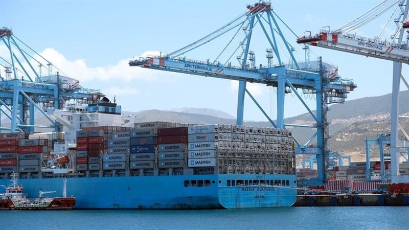ميناء طنجة بالمغرب