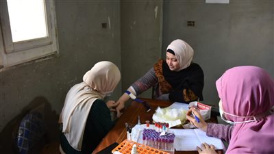 جامعة مدينة السادات تنظم قافلة طبية بقرية منيل جويدة 