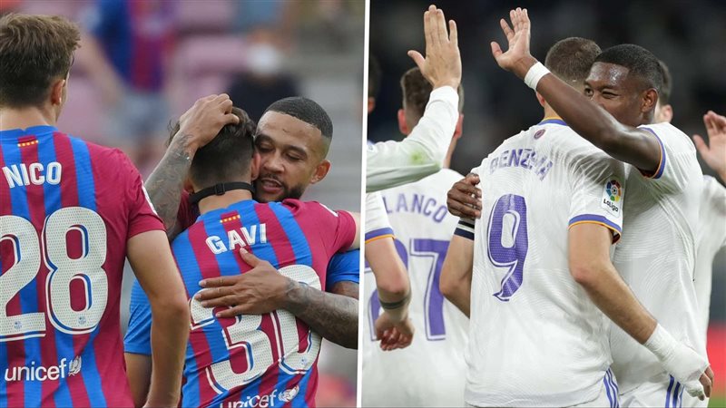 ريال مدريد وبرشلونة
