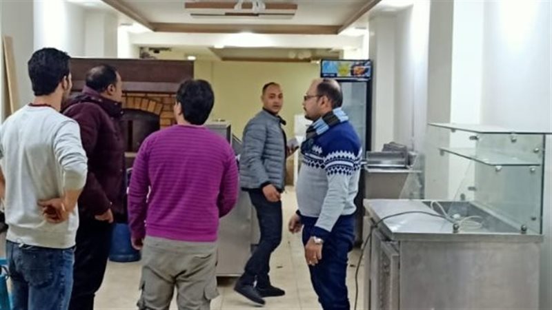 اغلاق مطعم بحدائق
