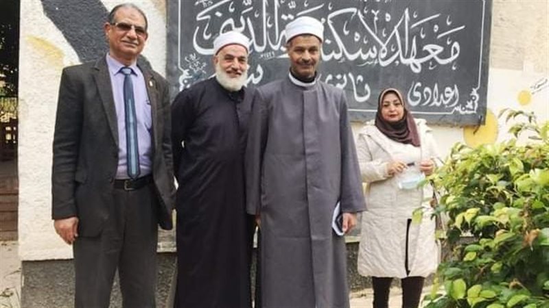 تفقد الشيخ أحمد هاشم