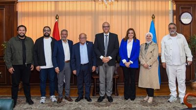 محافظ الإسكندرية يستقبل وفد مهرجان الفيلم القصير لتنسيق إقامة الدورة الثانية عشر