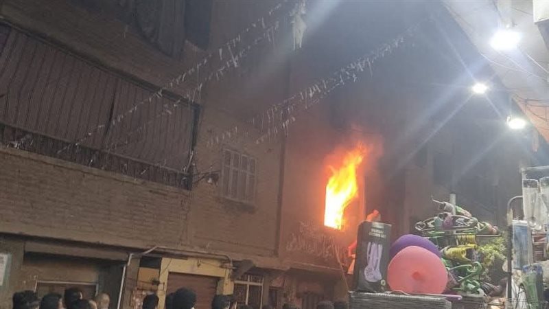 حريق بشبرا الخيمة،
