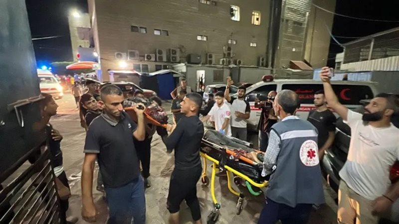 شهداء وجرحى فلسطيين