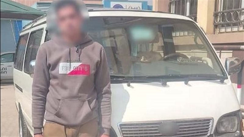 ضبط سائق ميكروباص
