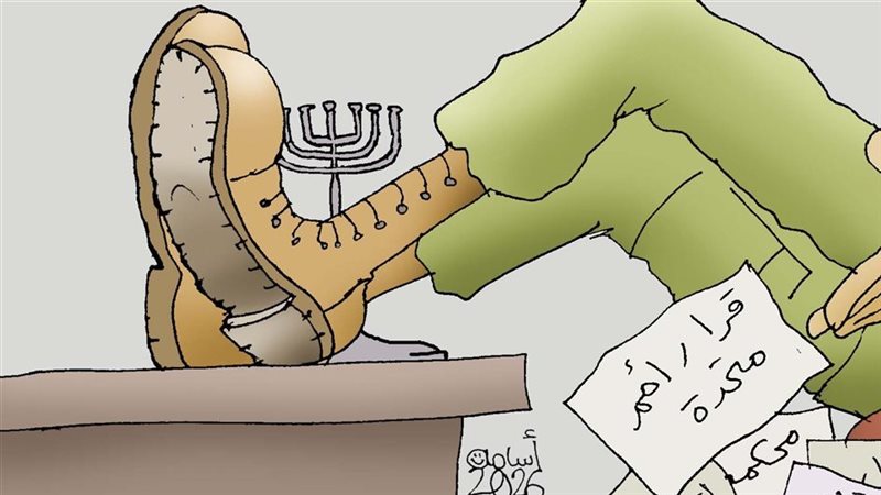 جيش الاحتلال في كاريكاتير