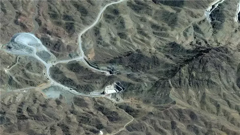 صورة فضائية لمنشأة