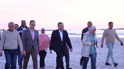 تشديد الرقابة على شواطئ رأس البر لمنع نزول البحر وتكثيف أعمال التمهيد
