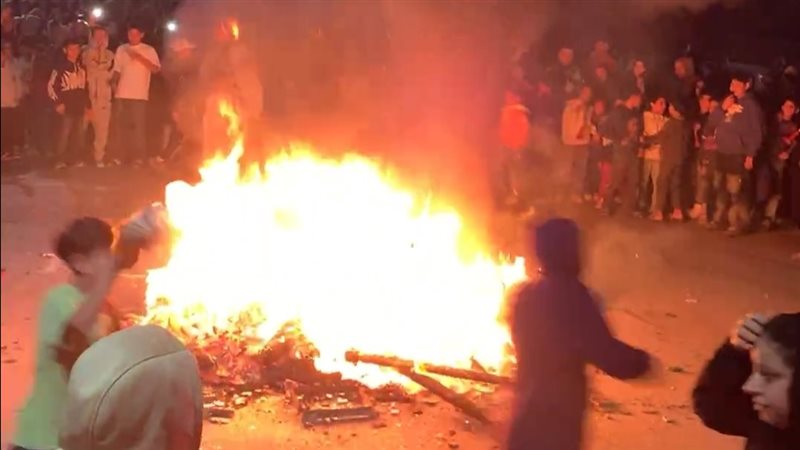 حرائق الألنبي فى