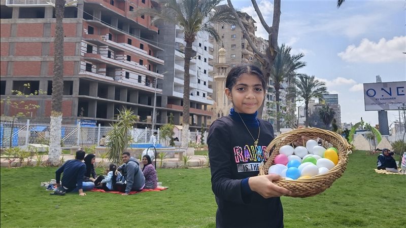 اجواء شم النسيم بحدائق