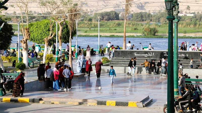 المنيا تحتفل بأجواء