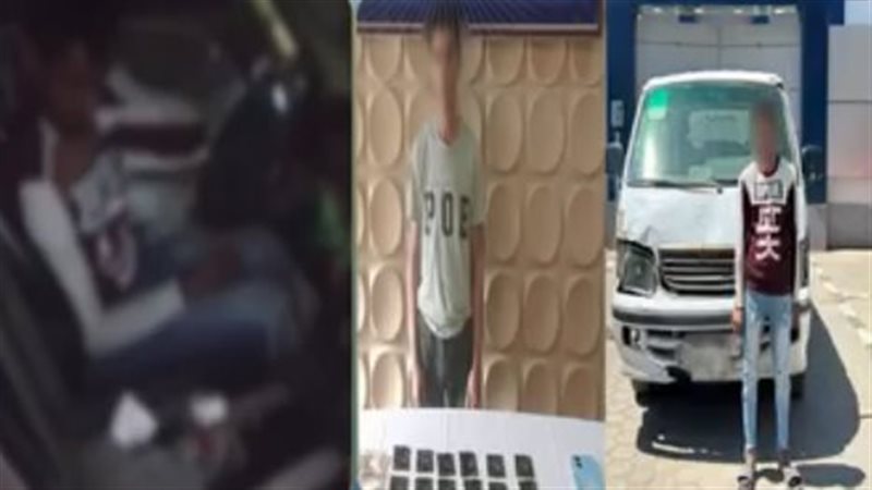ضبط سائق ميكروباص
