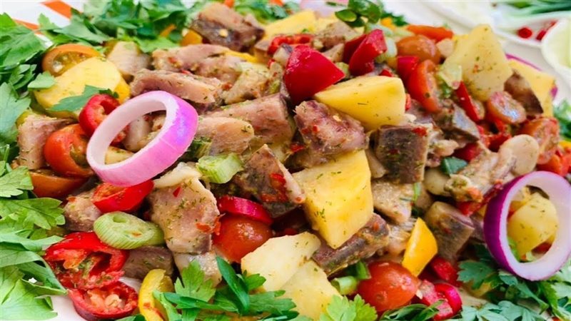 مكونات سلطة الرنجة،