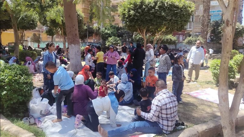 تزاحم بحدائق ومنتزهات