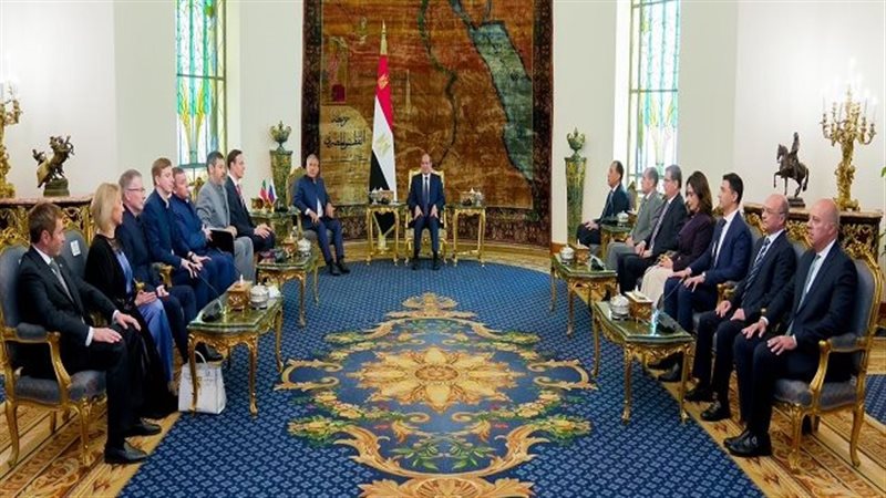 السيسي يستقبل رئيس