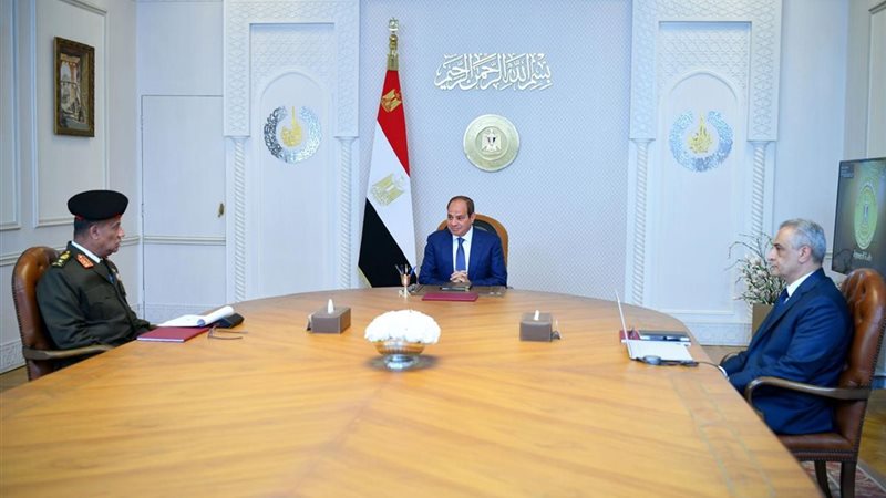 الرئيس السيسي ووزيرا
