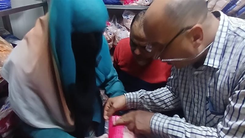 ضبط نصف طن لحوم ودواجن