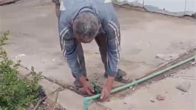 جهاز العاشر يعلن ضبط وصلة مياه غير قانونية لأحد المساجد