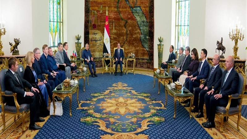 السيسي يستقبل رئيس