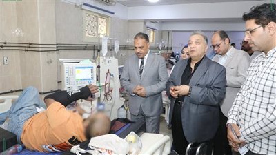  محافظ الشرقية يتفقد مستشفى القنايات المركزي