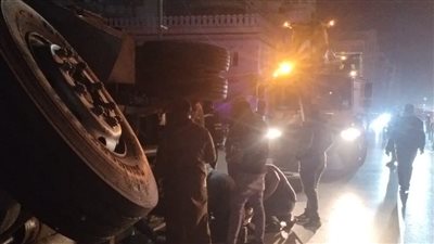 مرزوق يشيد بسرعة تحرك أجهزة المحافظة لرفع سيارة محملة بالبنجر على دائري المنصورة (صور)