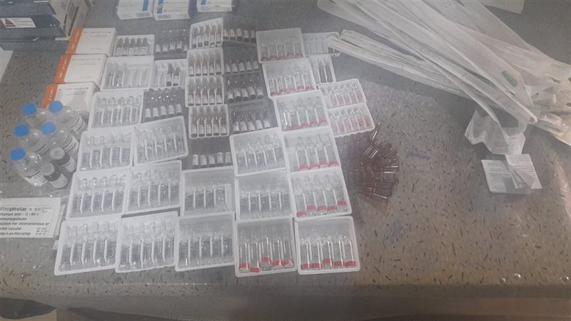 جانب من المضبوطات