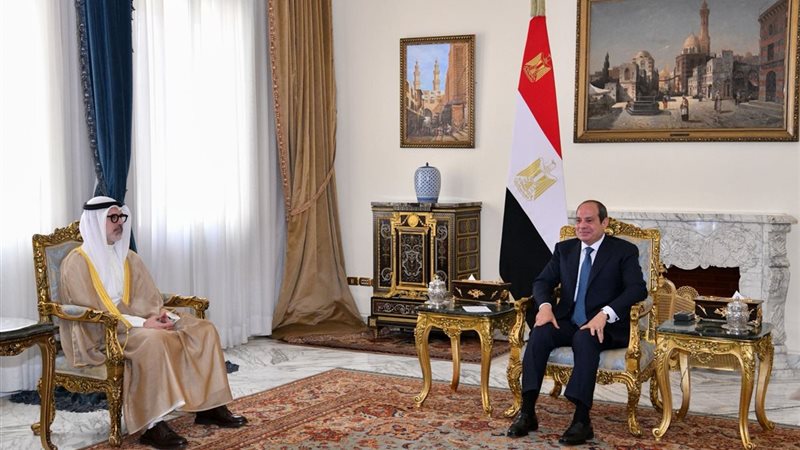 الرئيس السيسي يستقبل