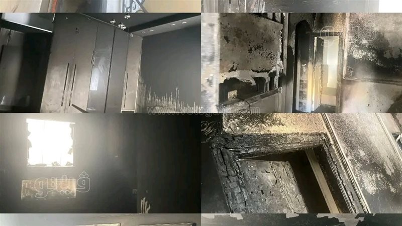 تفحم شقة سكنية بالشرقية،فيتو