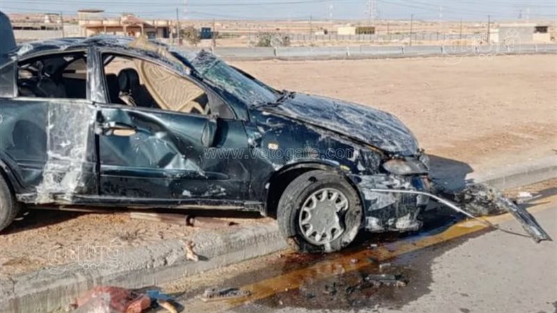 حادث على طريق مطروح،