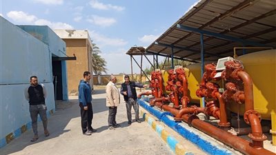 رئيس مياه الشرقية يتفقد محطات بلبيس والزقازيق وديرب نجم