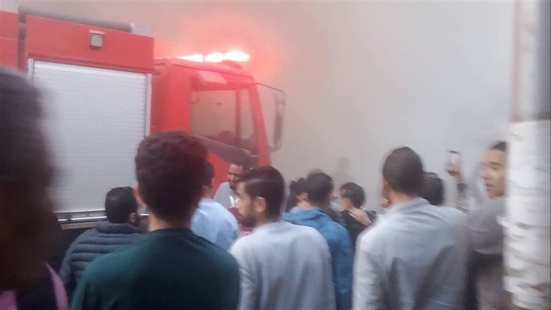 إخماد حريق اندلع