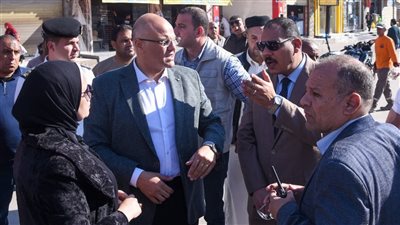 محافظ الإسكندرية يتابع أعمال توسعة 