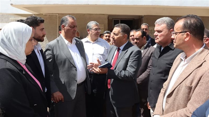 محافظ القليوبية خلال