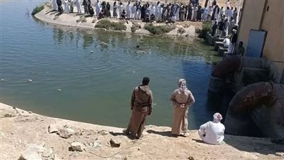 انتشال جثة شاب بعد 5 أيام من غرقه في ترعة ببرج العرب 