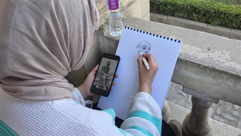 ورشة القلم والريشة،