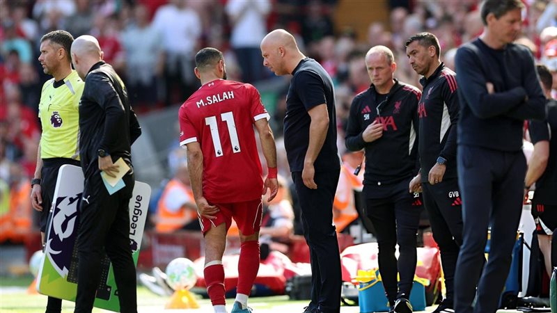 إصابة محمد صلاح،