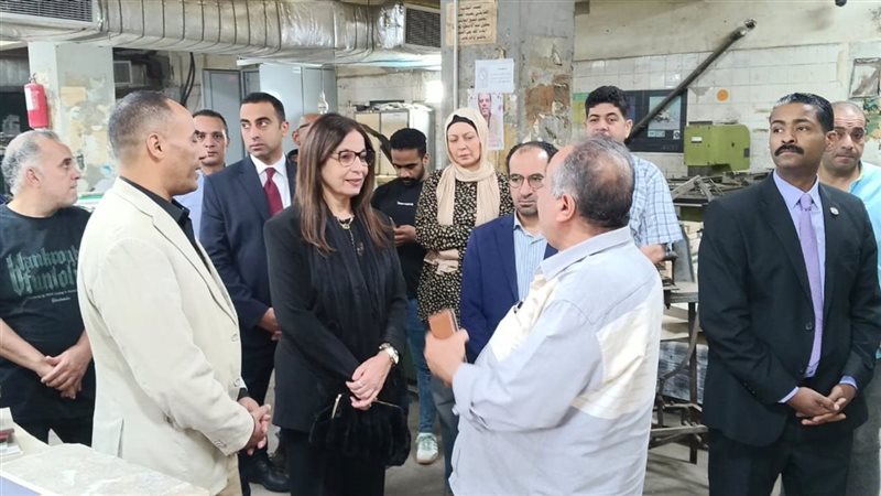 وزيرة الثقافة تتفقد