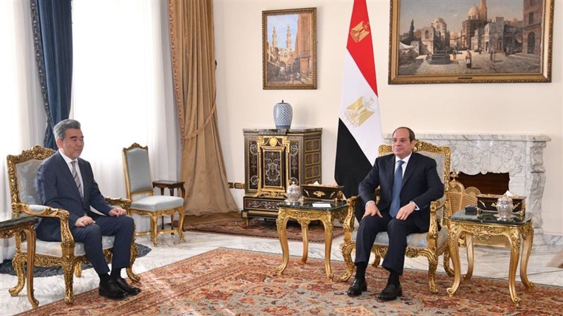  السيسي يستقبل رئيس
